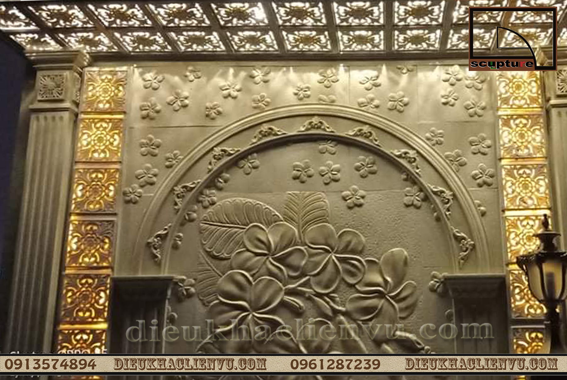 Tranh được chế t&aacute;c thủ c&ocirc;ng v&ocirc; c&ugrave;ng tỉ mỉ v&agrave; kỳ c&ocirc;ng